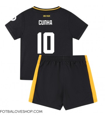 Wolves Matheus Cunha #10 Dětské Venkovní Dres 2024-25 Krátký Rukáv (+ trenýrky)